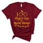 Harry Potter 100th day of school shirt