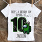 Custom Among Us Birthday Shirt