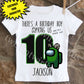 Among Us Birthday Shirt