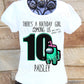Among Us Birthday Shirt