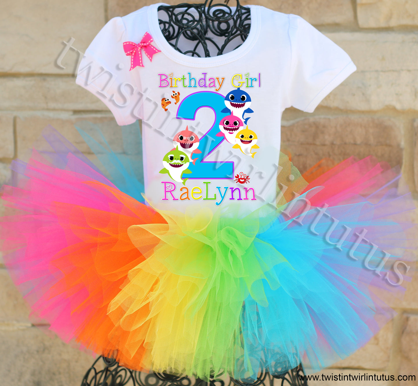 Baby Shark Birthday Tutu Outfit