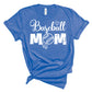 Blue Baseball Mom Shirt