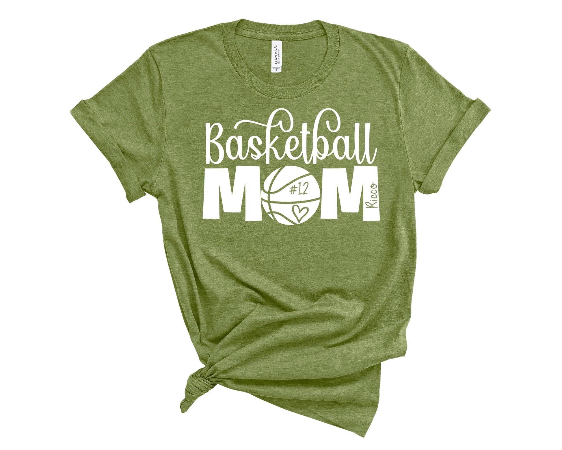 Green Basketball Mom Shirt