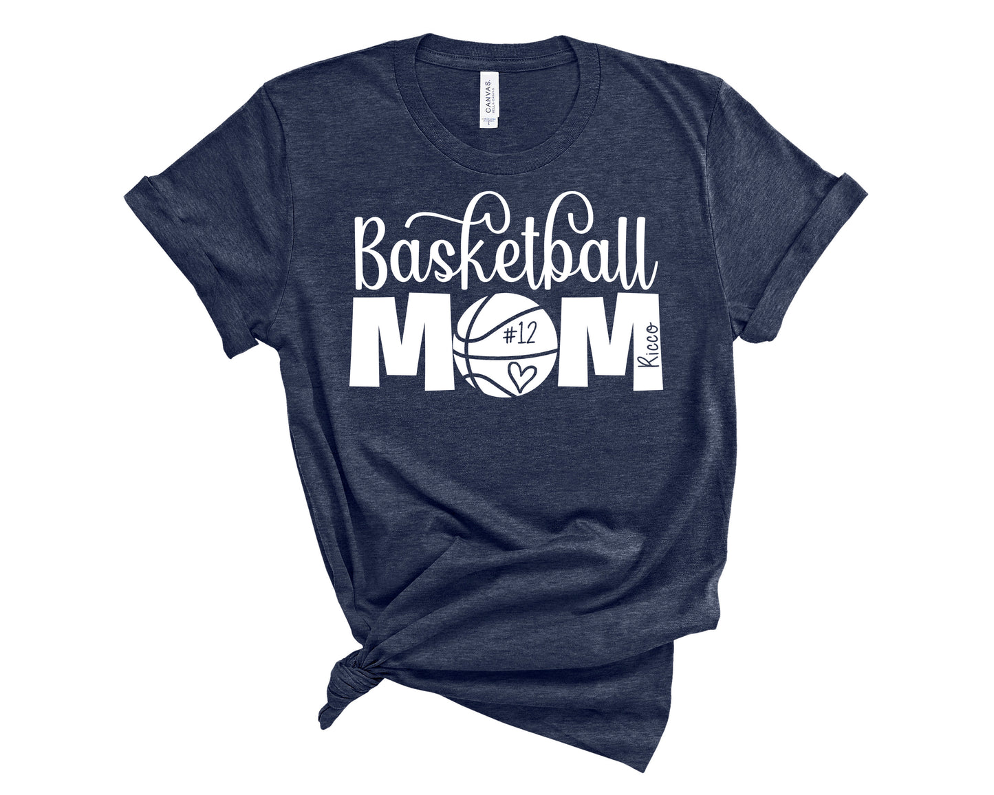 Navy Basketball Mom Shirt
