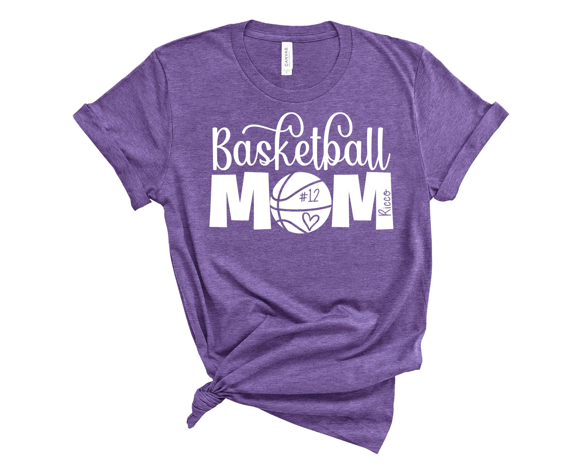 Purple Basketball Mom Shirt