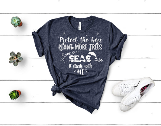 bees trees seas shirt