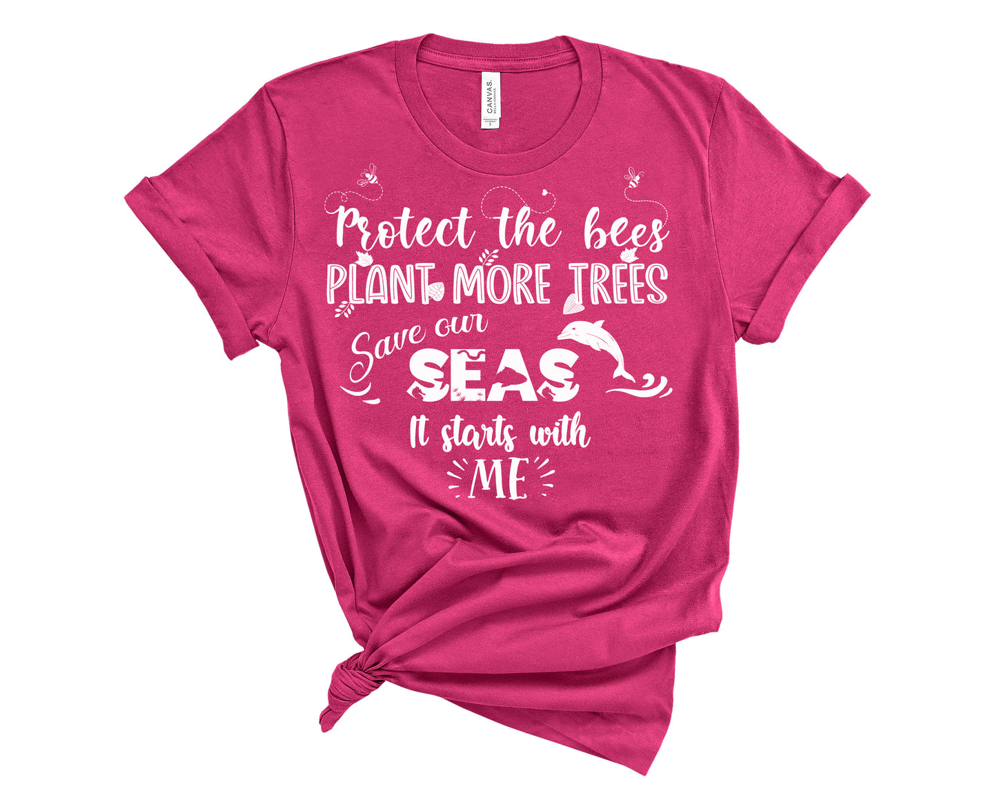 save our bees seas and trees shirt