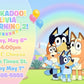 Bluey Birthday Invitation