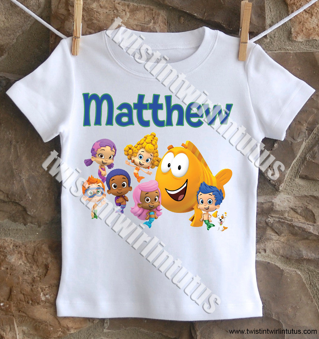 Personalized Bubble Guppies Shirt
