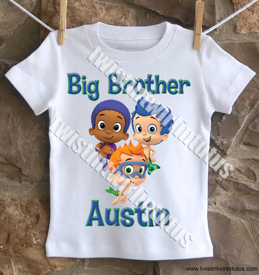 Bubble Guppies Brother Birthday Shirt