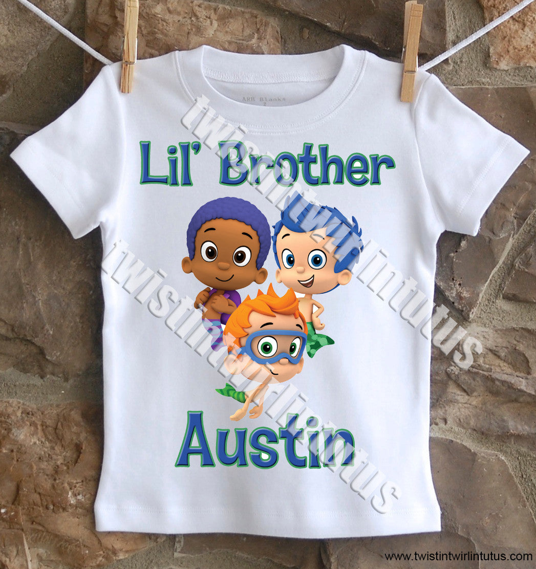 Bubble Guppies Brother Birthday Shirt