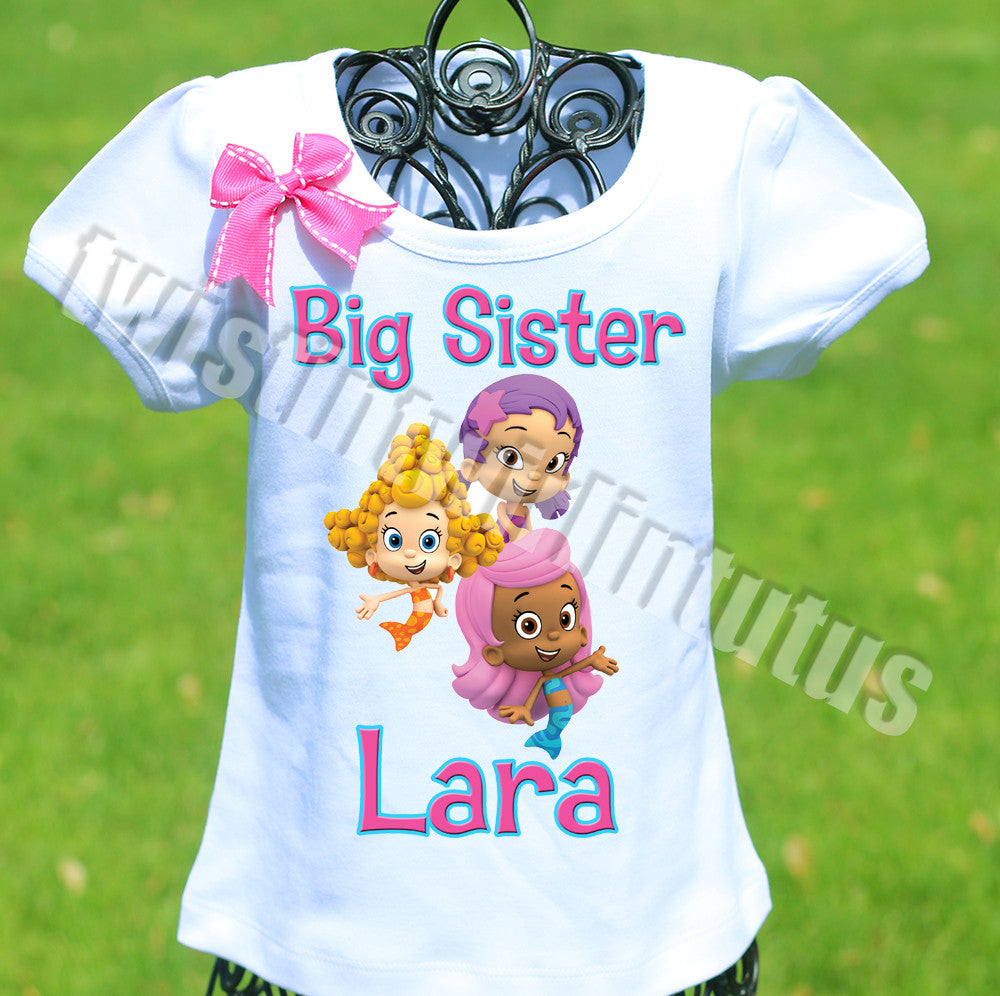 Bubble Guppies Big Sister Birthday Shirt
