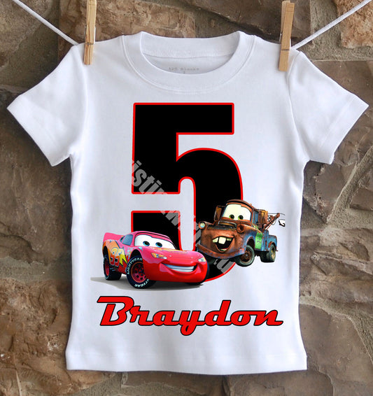 Cars Birthday Shirt