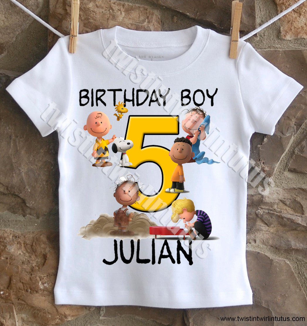 Charlie Brown Birthday Shirt
