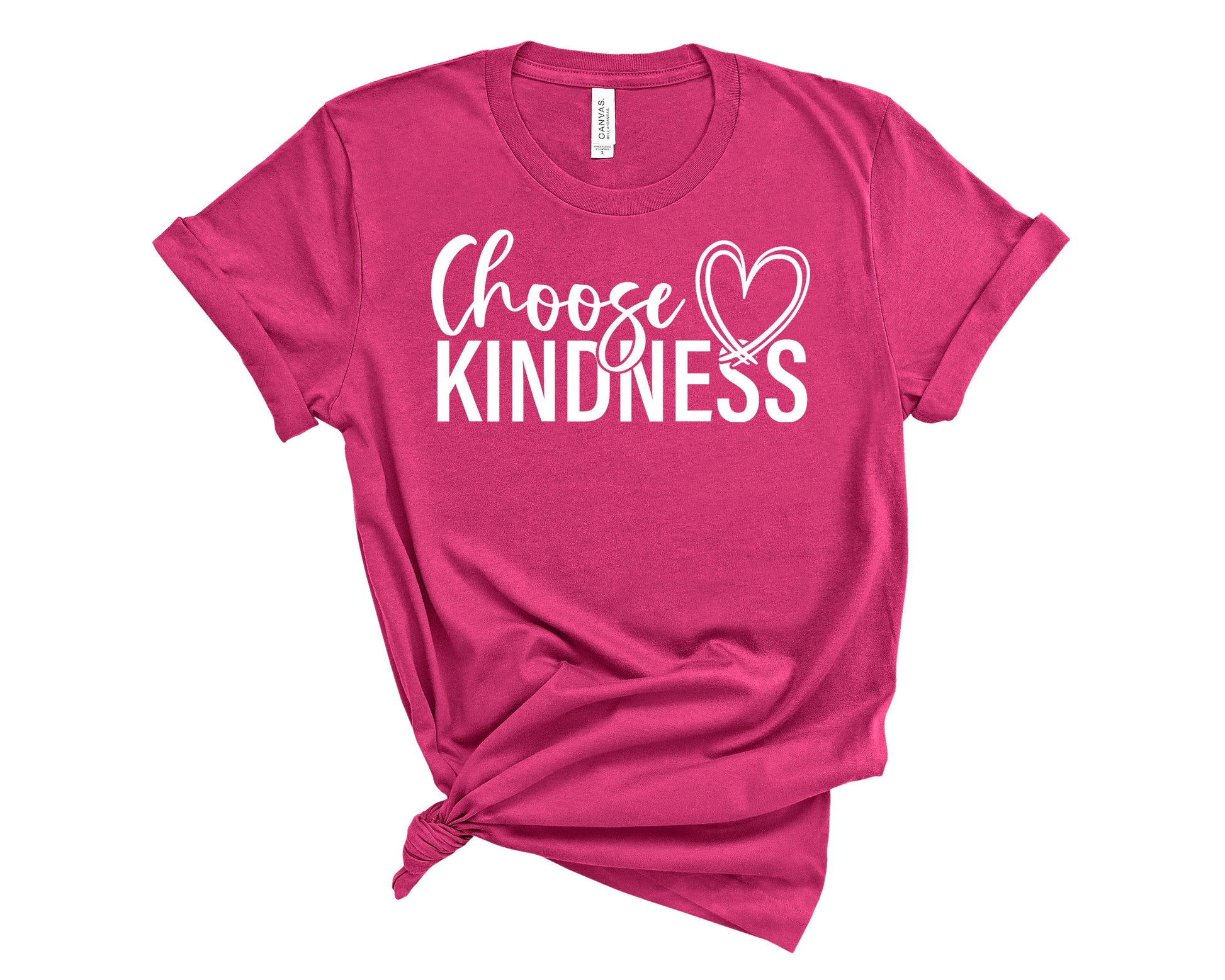 pink choose kindness tee