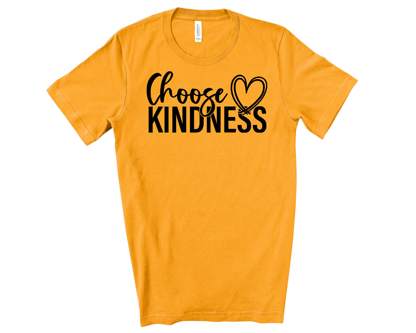 mens yellow kindness shirt