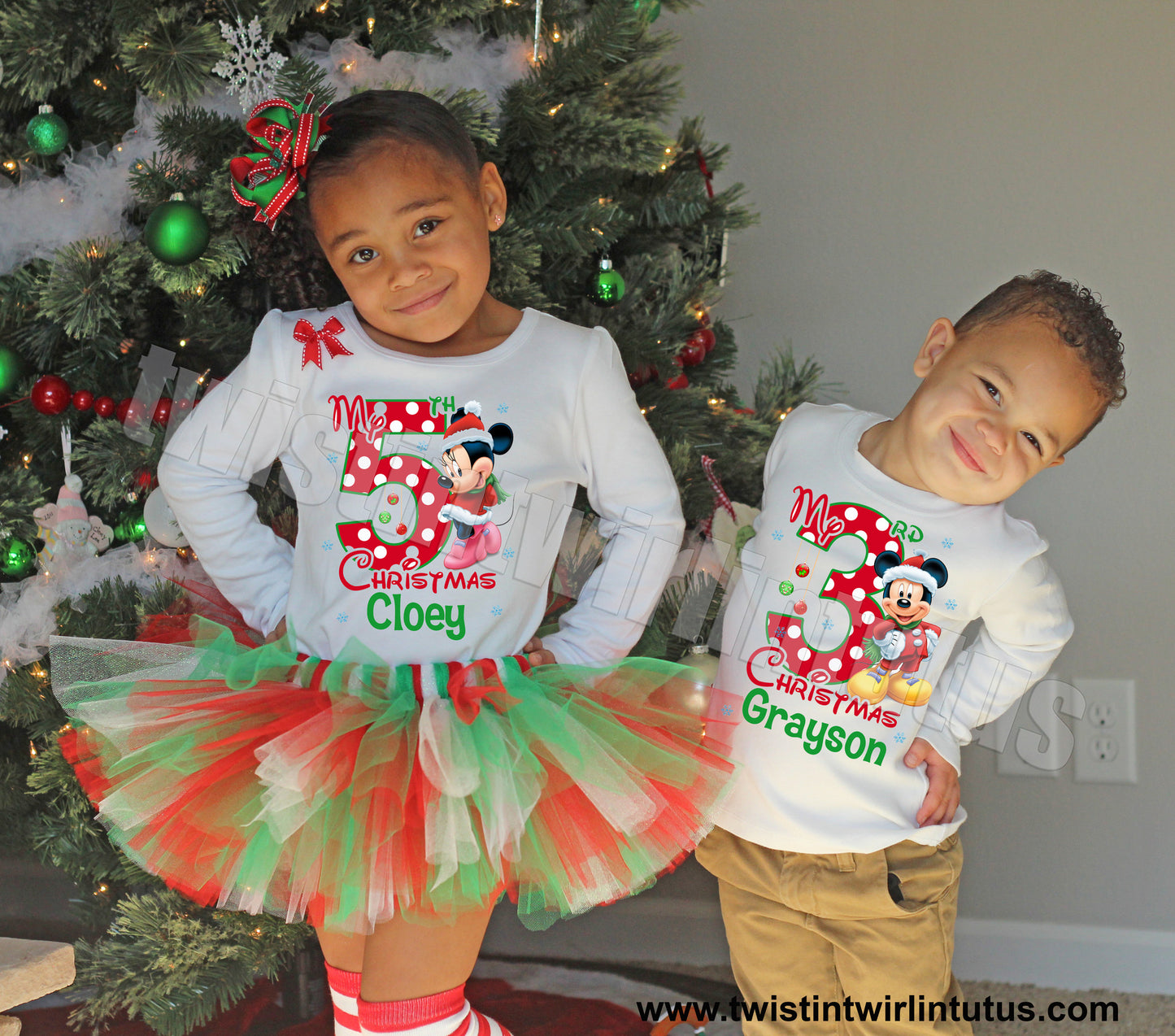 Matching Brother and Sister Christmas Outfits