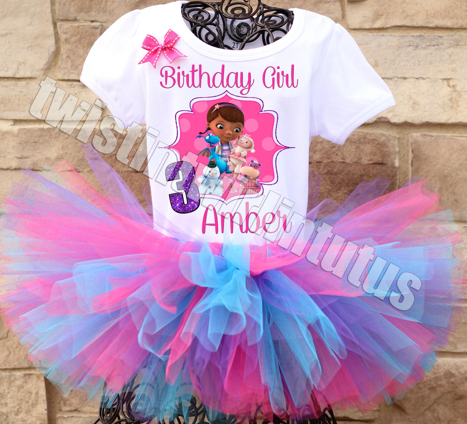 Doc McStuffins Birthday Tutu Outfit