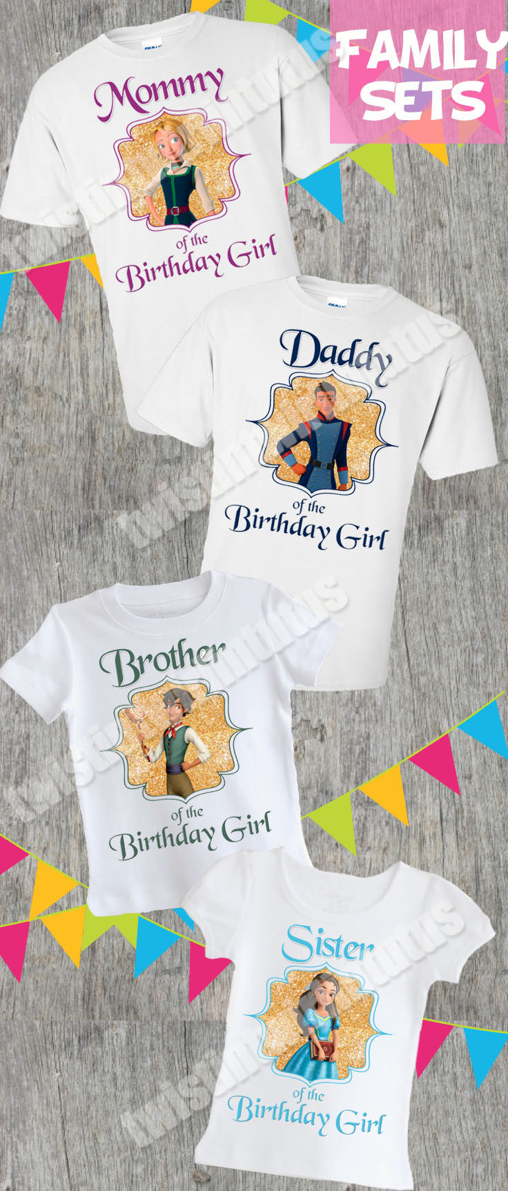 elena of avalor family birthday shirts