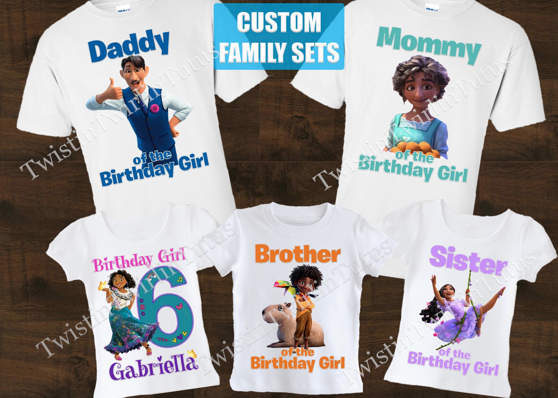 Encanto Family Birthday Shirts