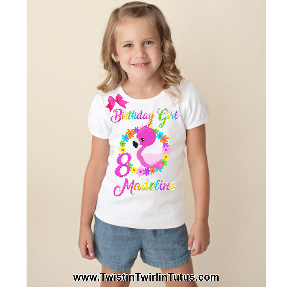 Flamingo Birthday Shirt