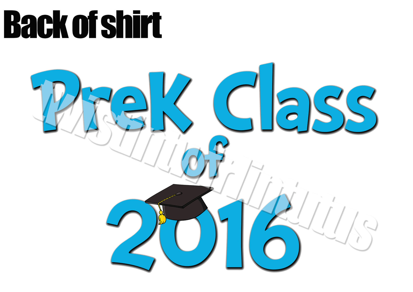 PreK Graduation shirt
