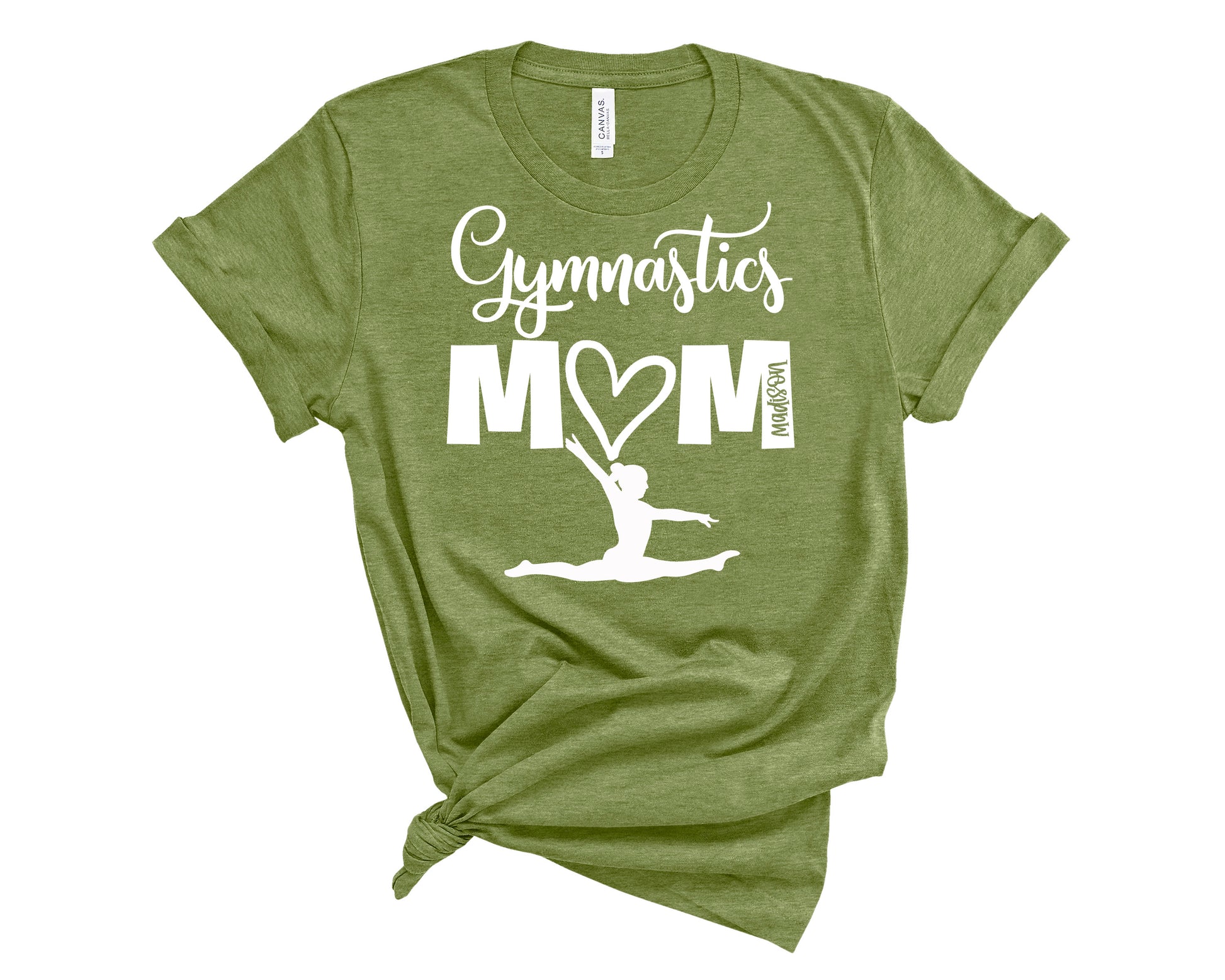 Green Gymnastics Mom Shirt