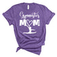 Purple Gymnastics Mom Shirt