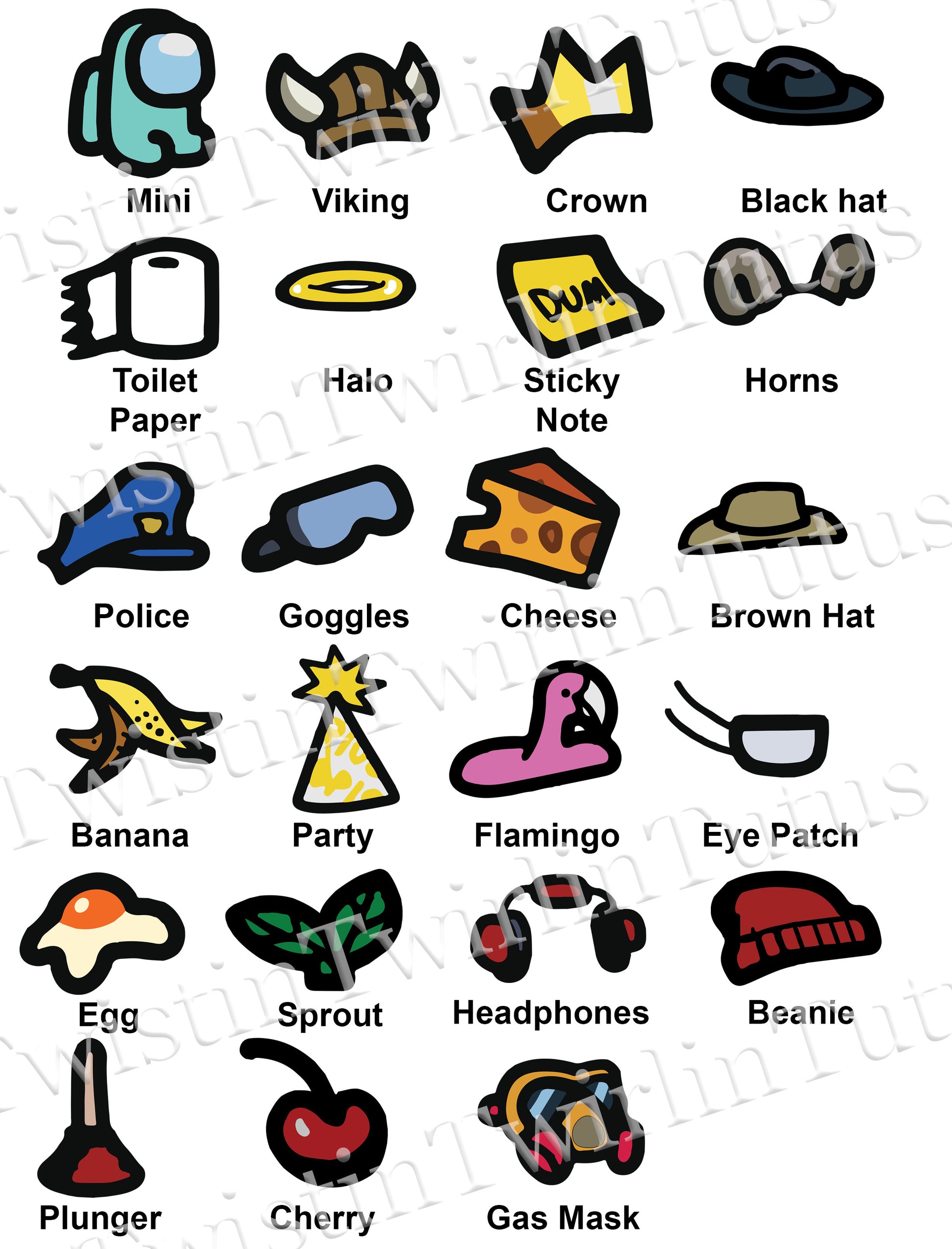 Among Us Hats