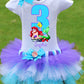 Little Mermaid Ariel Birthday Tutu Outfit