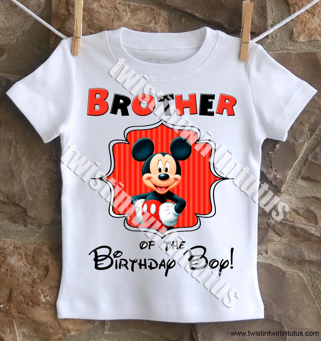 Mickey brother shirt
