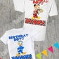 Mickey and the Roadster Racers Family Birthday Shirt Set