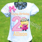Minion Birthday Shirt Girls