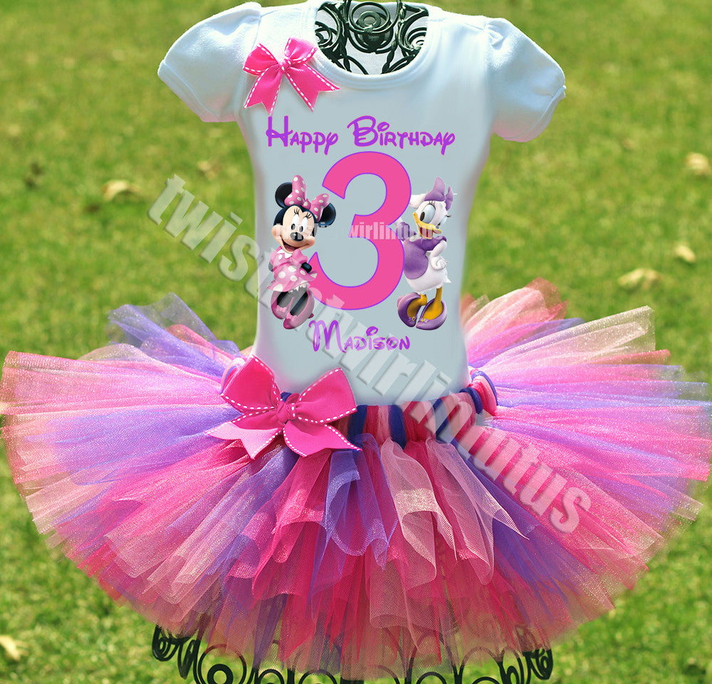 Minnie's Bowtique Birthday Tutu Outift