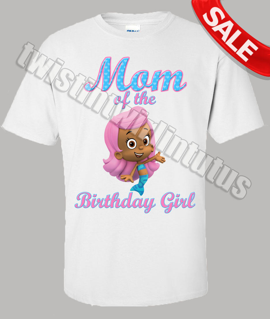 Bubble Guppies Molly Mom Birthday Shirt