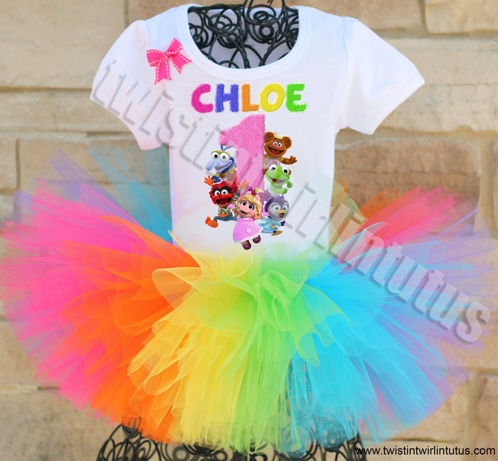 Muppet Babies Birthday Tutu Outfit
