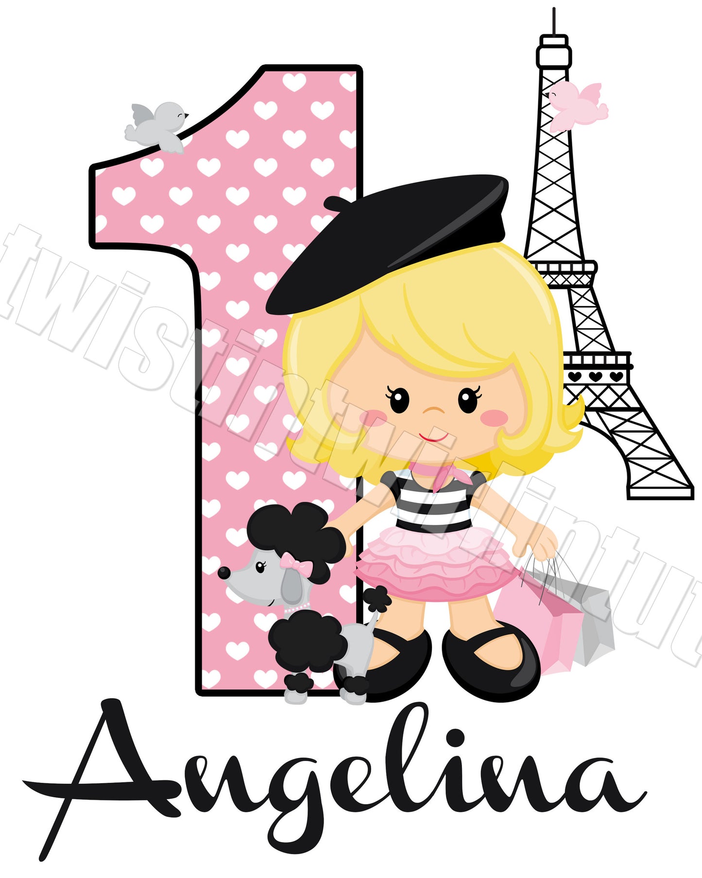Paris Birthday Tutu Outfit