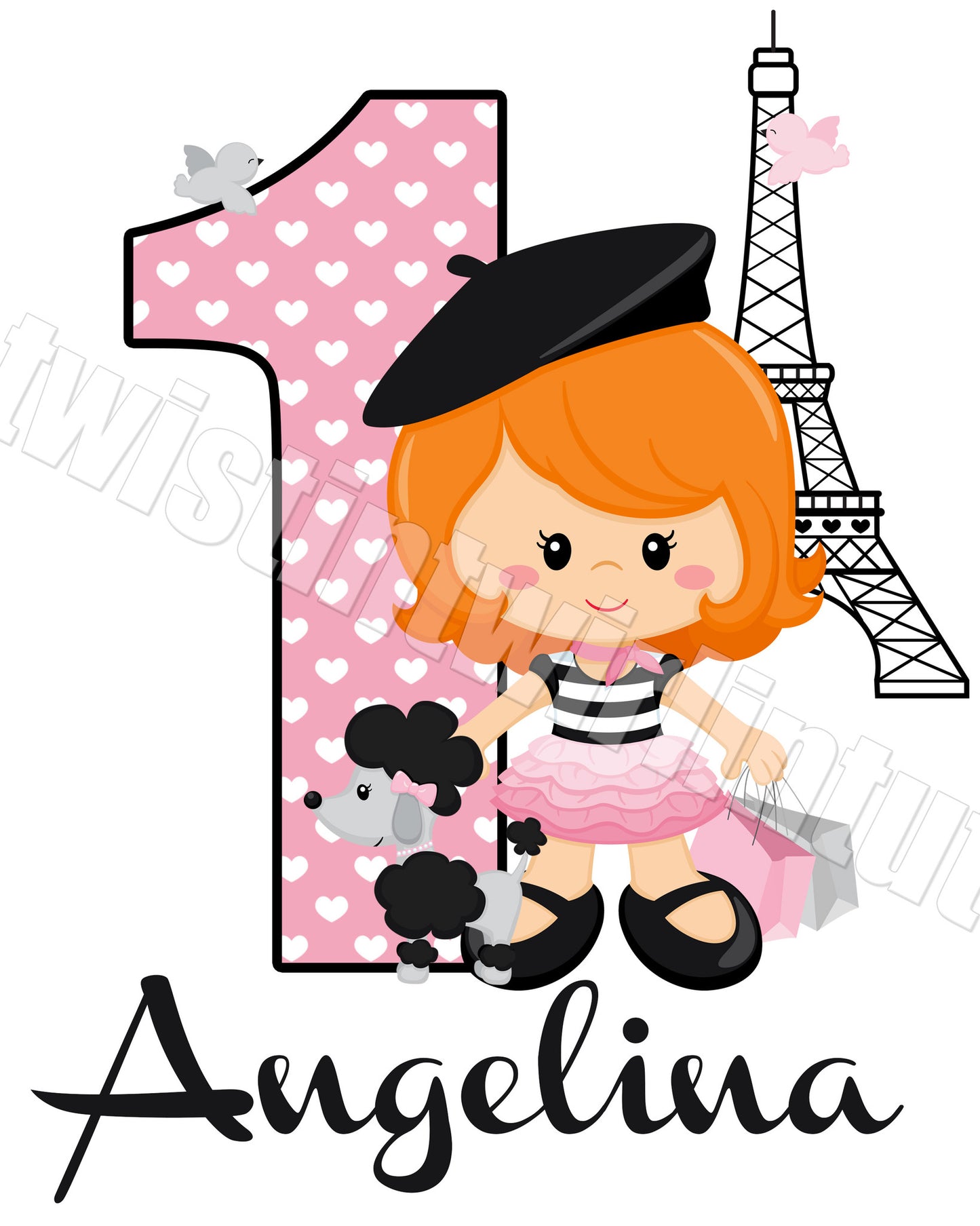 Paris Birthday Tutu Outfit