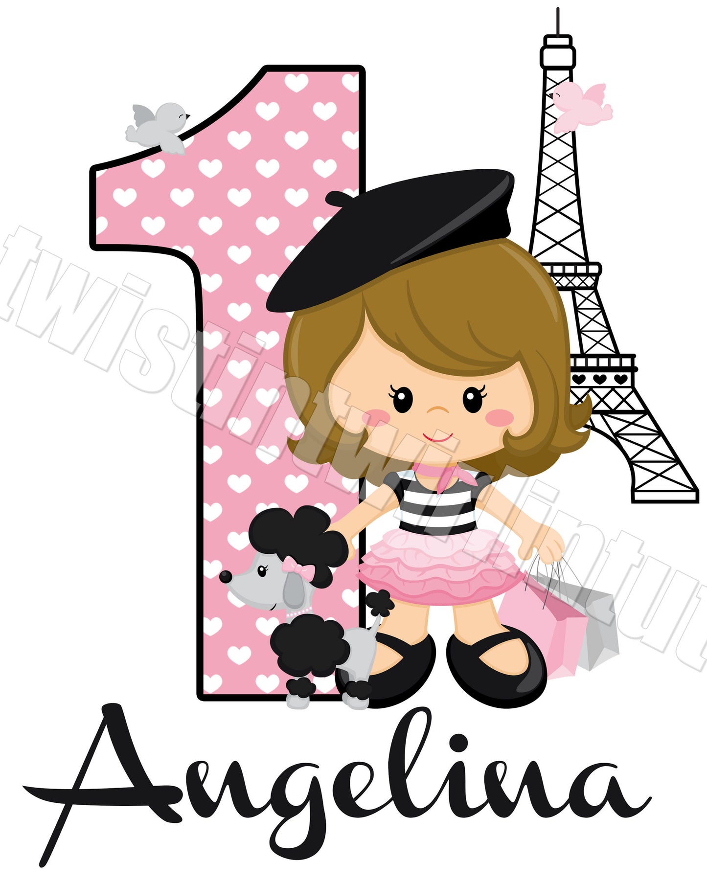 Paris Birthday Tutu Outfit