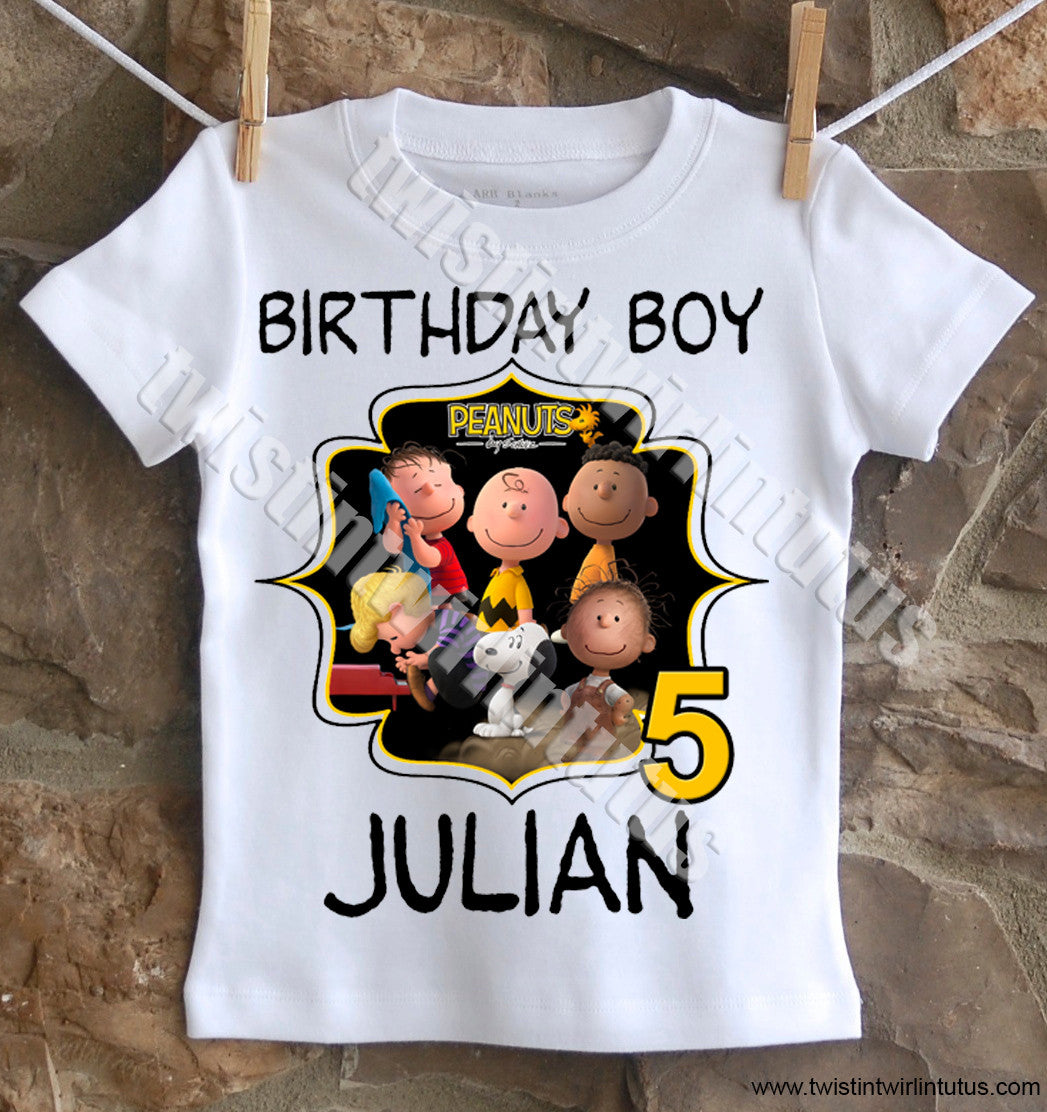 Peanuts Birthday Shirt
