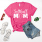 Pink Softball Mom Shirt