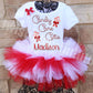 Christmas Tutu Outfit Candy Cane Cutie