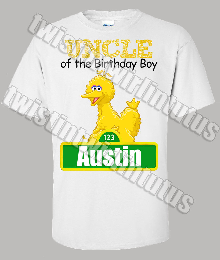 Sesame Street Birthday Shirt Family Set