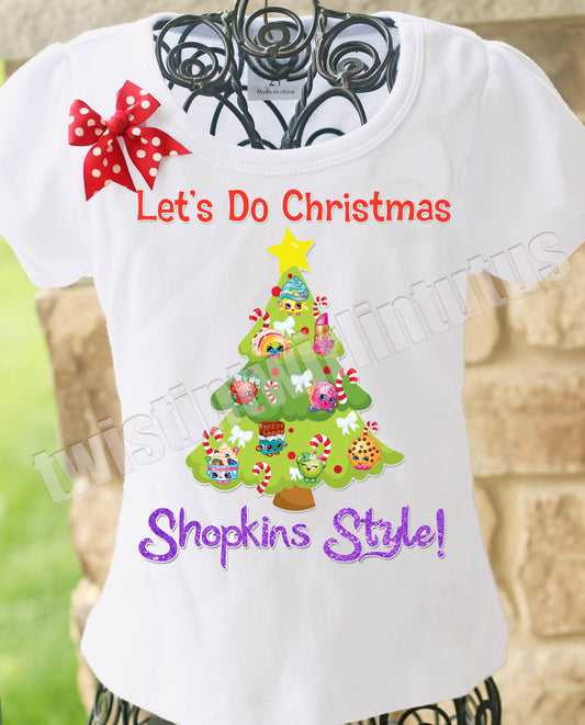 Shopkins Christmas Shirt