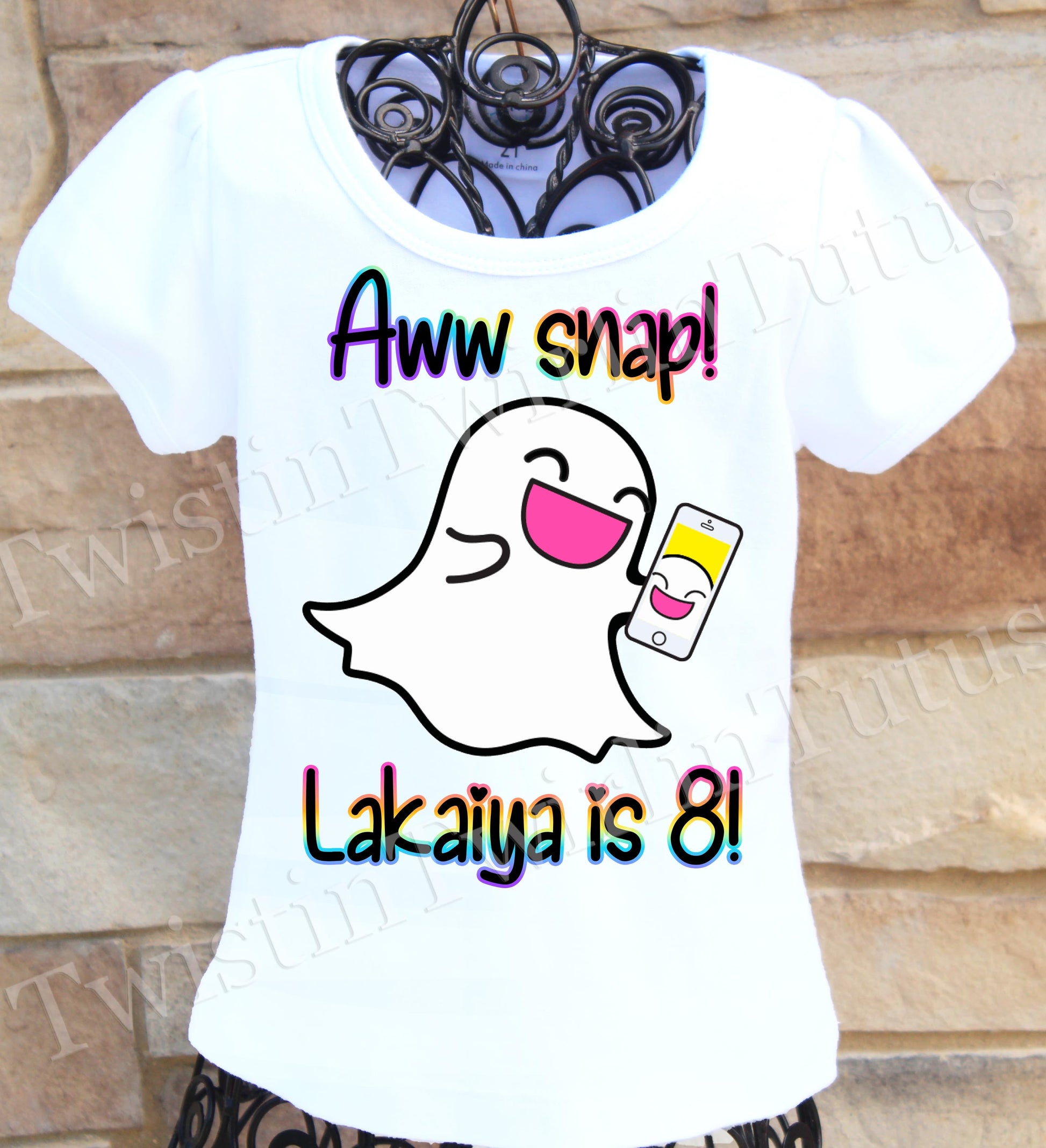 Snapchat Birthday Shirt