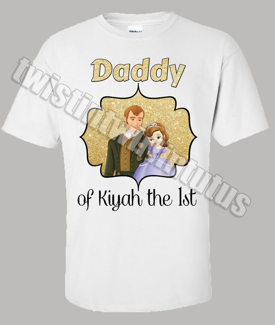 Sofia the first dad shirt