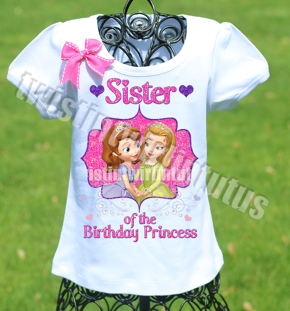 Sofia the first sister shirt
