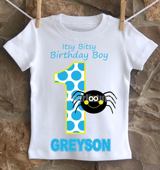 Itsy Bitsy Spider Birthday Shirt