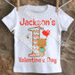 Boys First Valentine's Day Shirt