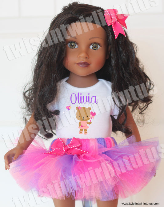 Valentines Outfit for 18" Doll